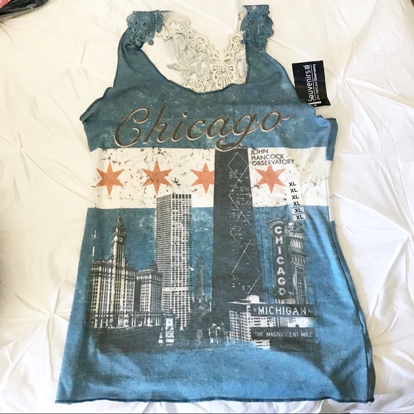Souvenirs Tops - SOUVENIRS Tank from John Hancock Observatory